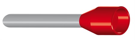 Isolerad ändhylsa 1.00 8/14 Röd Remsa