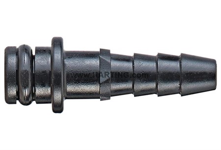 Pneumatisk kontakt utan avstängning, Rak, Hane, 4,0 mm