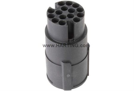 M17 Insert,crimp,17-pole,male