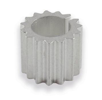 Heatsink extruded round TO39 TO5 aluminium W: 12.5mm H: 10mm