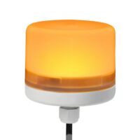 E-LITE Orange/Gul LED Lampa med kabel