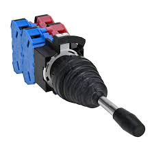 Joystick Mono-lever switch, 4 directions maintained , 2NO+2NC