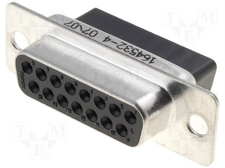 D-Sub Hylshus 15p crimp