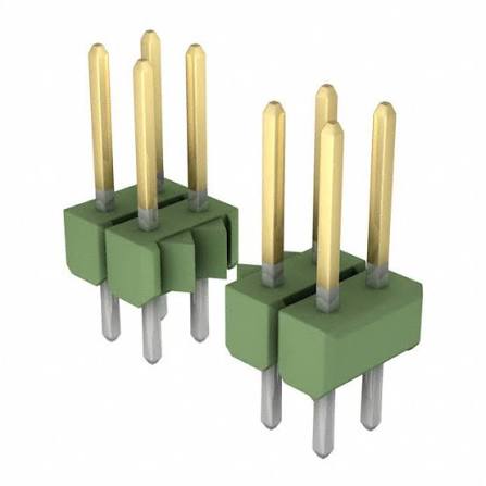 MOD II Stiftlist Rak 12P 2Rad Rm2.54