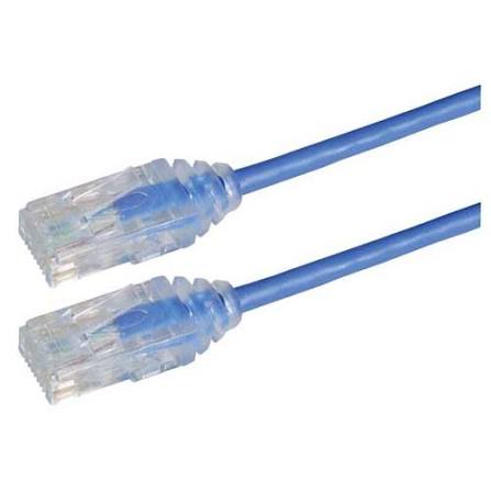 Patchkabel RJ45 0.3m CAT6 U/UTP Blå