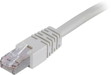 Patchkabel Cat6 F/UTP, LSZH, 1m, Grå