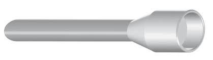 Oisolerad ändhylsa 0.75 - 8 Vit