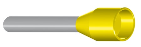 Isolerad ändhylsa 1.00-8/14 Gul