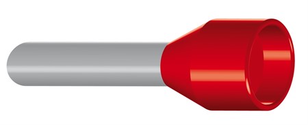 Isolerad ändhylsa 1.5-8/14 Röd