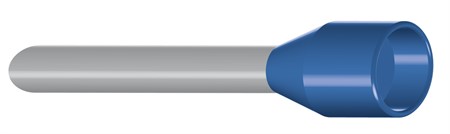 Isolerad ändhylsa 0.75 HL Vit