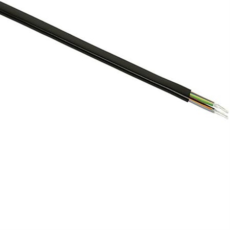 Modularkabel 4P Svart Oskärmad