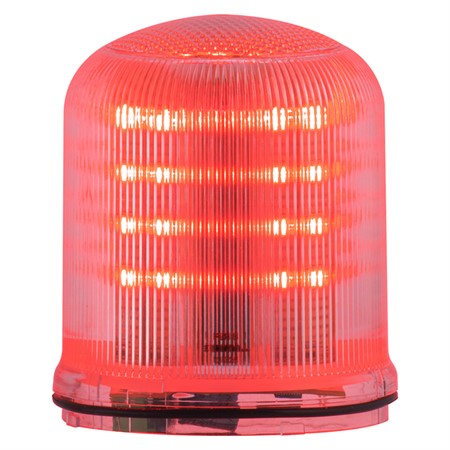 Varningsljus LED, röd, 510 mA, roterande 110 RPM, Sirena MLINE